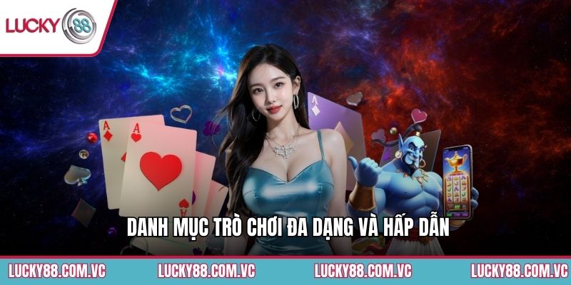 Danh mục trò chơi đa dạng và hấp dẫn