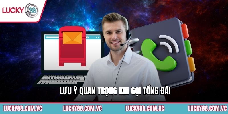 Lưu ý quan trọng khi gọi tổng đài